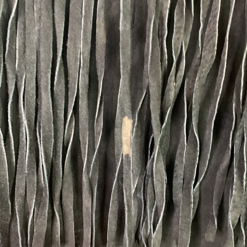 VTG 70s Learsi Black Rancher Western Fringe Suede Leather Jacket Womens Small - Picture 11 of 13